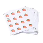 8 Sheets Plastic Waterproof Self-Adhesive Picture Stickers