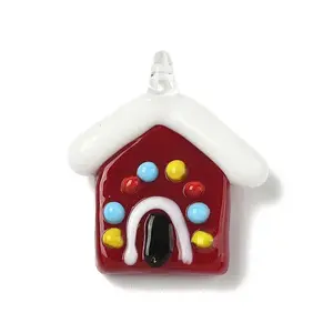 Christmas Handmade Lampwork Pendants
