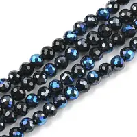 Electroplate Transparent Glass Beads