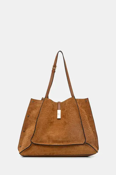 Kožená kabelka Pollini