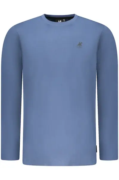 Modré tričko s dlhým rukávom