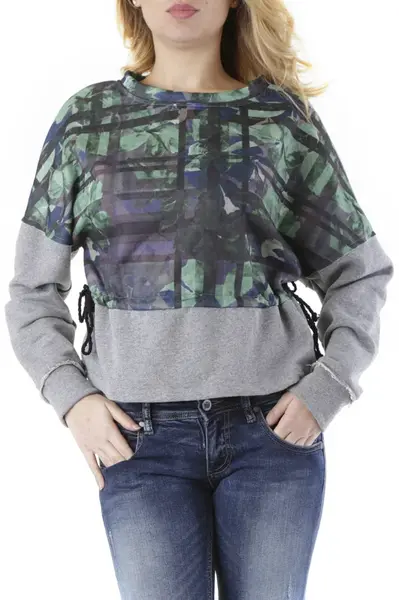 Dámska crop mikina s potlačou