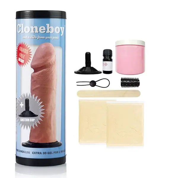 Cloneboy Dildo+Suction Cup sada na odliatok penisu pink