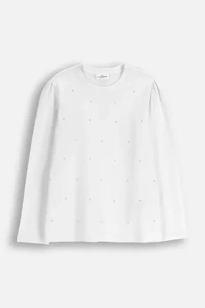 Detské tričko s dlhým rukávom s prímesou bavlny Coccodrillo