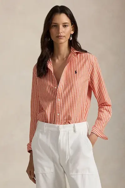 Košeľa s prímesou ľanu Polo Ralph Lauren