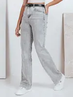 Dámské široké šedé džíny