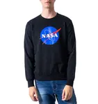Černá mikina NASA s potiskem