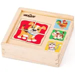 Woody Minipuzzle - Zvířátka