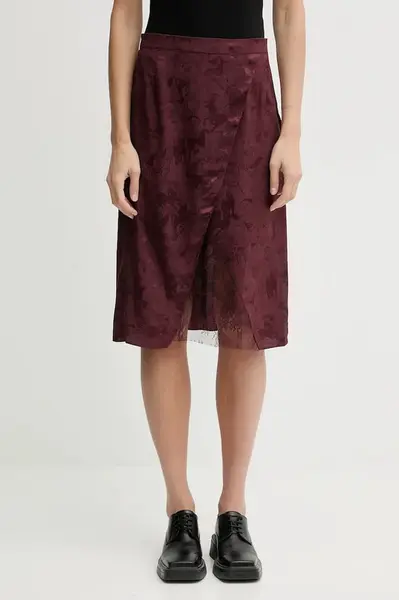 Zadig&Voltaire Hedvábná sukně ZADIG&VOLTAIRE
