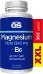 GS Magnesium citrát 1340mg+B6 XXL 365 tablet