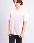Tričko Carhartt WIP S/S Chase T-Shirt Air Pink/Gold