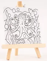 Plátno s předlohou - Chobotnice