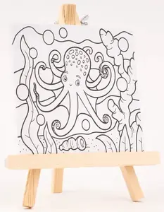 Plátno s předlohou - Chobotnice