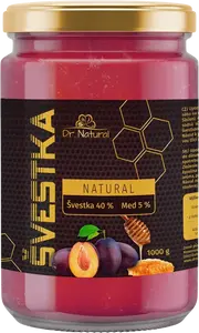 DR.NATURAL Švestka + Med Tea 1000 g