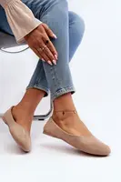 Dámské balerínky Kesi z eko-semiše