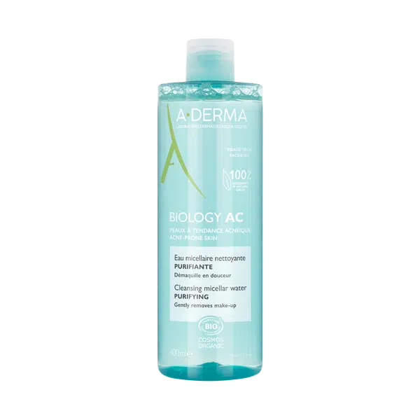 A-DERMA Čistící micelární voda pleť se sklonem k akné 400 ml