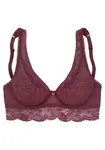 LASCANA Podprsenka  vínovo červená