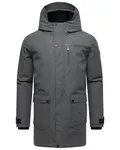 STONE HARBOUR Zimná parka 'Netaan XX'  tmavosivá