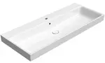 Sapho GSI Nubes - Umyvadlo 120x50 cm, s přepadem, otvor pro baterii, ExtraGlaze, bílá 9624111