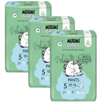 MUUMI BABY Jednorázové eko kalhotkové pleny 5 Maxi+ 10-15 kg 114 ks