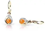 Cutie Jewellery Dětské náušnice ze žlutého zlata C1898-10-X-1 oranžová