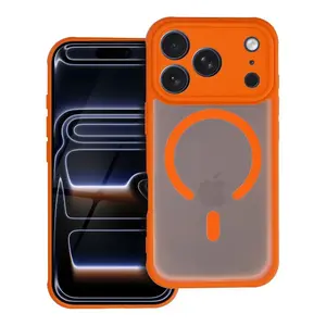 Zadní kryt FULL MATTE MAG COVER case compatible with MagSafe pro Apple iPhone 17, oranžová