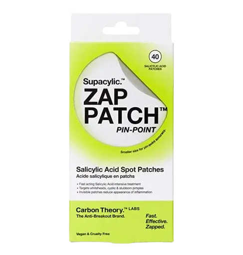 CARBON THEORY Náplasti na akné Supacylic Zap Patch PINPOINT 40 ks