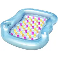 BESTWAY 43045 - Nafukovací lehátko Summer Colors™ pro 2 osoby 224 x 174 cm