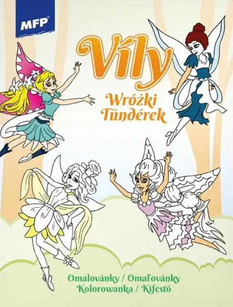 Omalovánky MFP A4 Víly 8 210x276mm/32