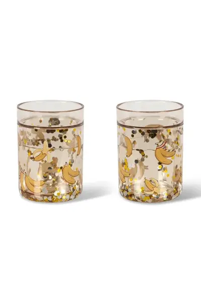 Detský hrnček Konges Sløjd 2 PACK GLITTER CUPS 2-pak