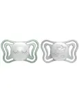 CHICCO Cumlík Physio Light silikónový nočný 16-36m, 2ks
