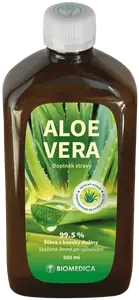 BIOMEDICA Aloe vera přírodní šťáva 99.5% 500 ml