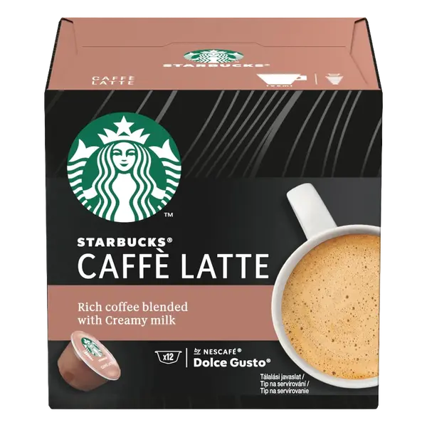 STARBUCKS ® Caffe Latte kávové kapsle 12 ks