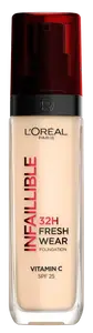 L'ORÉAL PARIS Make-up Infaillible 24h Fresh Wear Foundation 015 Porcelain 30 ml
