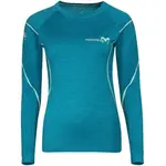PROGRESS MERINO LS Dámské funkční merino triko, modrá, velikost