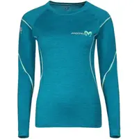PROGRESS MERINO LS Dámské funkční merino triko, modrá, velikost