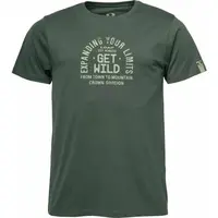 LOAP BORUM Pánské fashion tričko, tmavě zelená, velikost