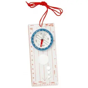 TREKMATES EXPLORER Kompas, transparentní, velikost