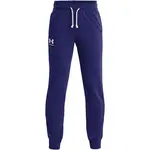 Under Armour RIVAL TERRY Chlapecké tepláky, modrá, velikost M