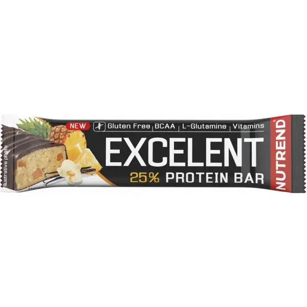 Nutrend EXCELENT 85 G VANILKA + ANANAS Proteinová tyčinka, , velikost 85 G