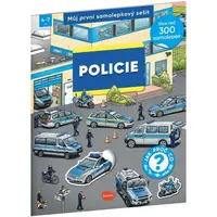 ELLA & MAX POLICIE Můj první samolepkový sešit, mix, velikost