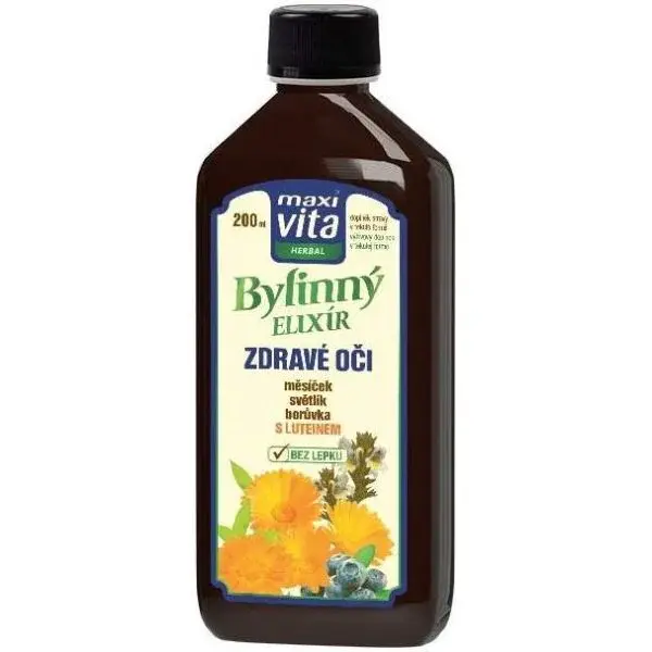 VITAR MAXI VITA HERBAL BYLINNÝ ELIXÍR ZDRAVÉ OČI 200 ML Doplněk stravy, , velikost