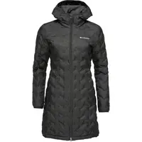 Columbia DELTA RIDGE™ II LONG DOWN JACKET Dámský kabát, černá, velikost