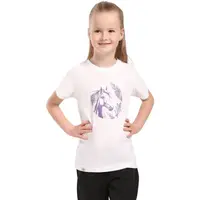 KILPI MALGA Dívčí bavlněné tričko, bílá, velikost