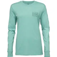 Billabong A/DIV LS TEE Dámské tričko, světle modrá, velikost