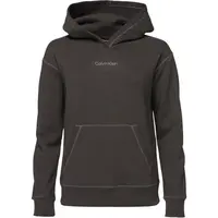 Calvin Klein PULLOVER HOODIE Dámská mikina, tmavě šedá, velikost