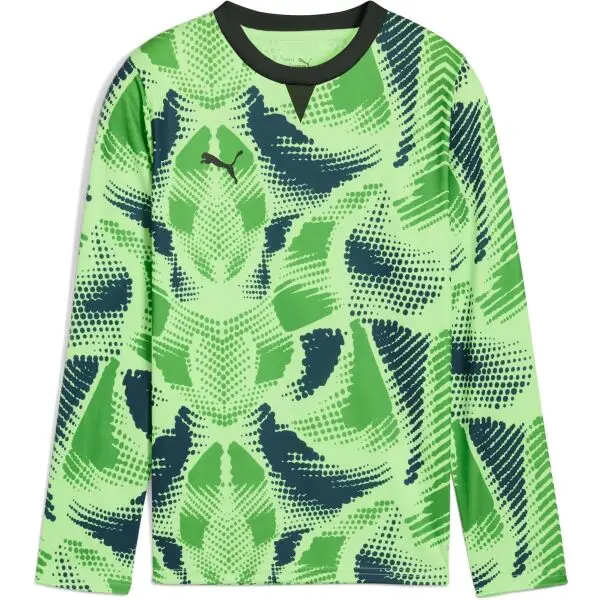 Puma TEAMTARGET GL LS JERSEY JR Dětský brankářský dres, zelená, velikost