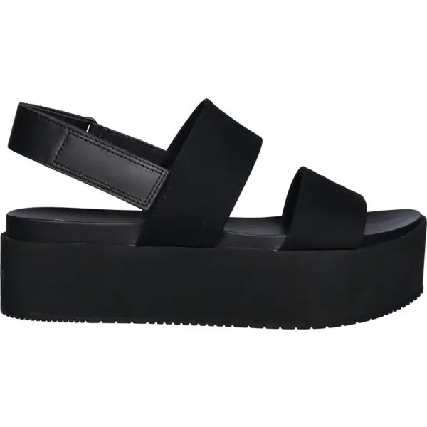 Calvin Klein FLATFORM SLING IN Dámské sandály, černá, velikost