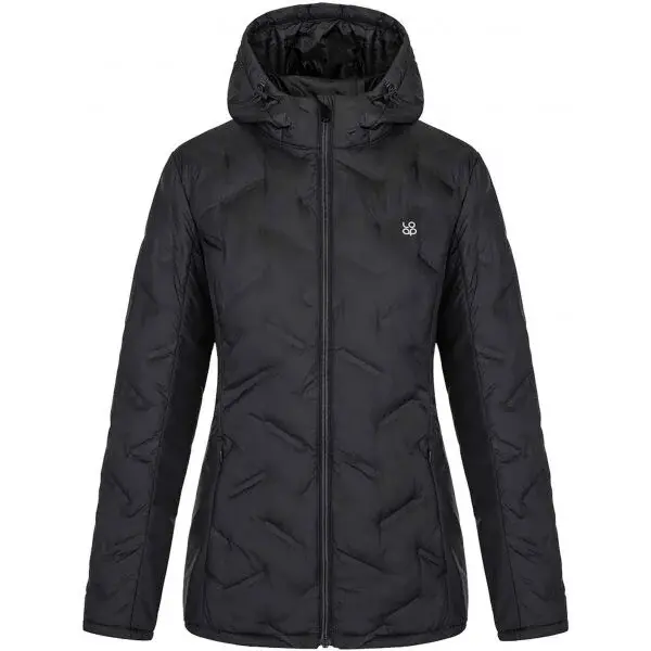 LOAP ITANA Dámská zateplená bunda, černá, velikost