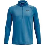 Under Armour TECH 2.0 1/2 ZIP Chlapecké triko s dlouhým rukávem, modrá, velikost L